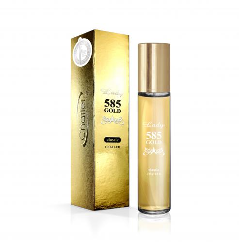 Chatler Eau de Parfum Dámsky parfém Lady Gold For Woman - Displej 6 x 30 ml