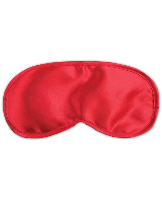 Satijnen Love Mask - Rood