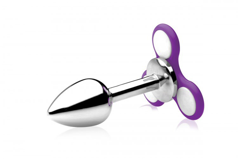 Light Up Fidget Spinner Buttplug