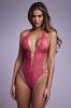 Ouvert Spitzen Body Renee - pink