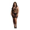 le_desir_-_high_neck_lace_mini_dress_queen_size_-_black
