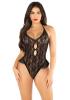 Leg Avenue – Lace Teddy Bodysuit – Black