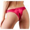 Cottelli Collection - Open Kruis String Met Parels - Rood