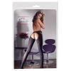 Cottelli Collection - Panty met open kruis - Zwart