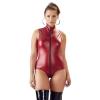 Cottelli Collection - Wetlook Body Met Open Kruis