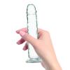 Crystal Addiction - Transparante Dildo - 18 cm