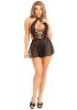 halter_neck_babydoll_with_g-string_-_black