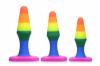 Rainbow - Siliconen 3-delige Anaal Plug Set 