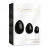 La Gemmes - 3-delige Yoni Egg Set - Zwarte Obsidiaan 