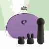 FeelzToys - Mister Bunny Massage Vibrator with 2 Caps Black