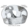 Oxballs - Tri-Sport XL Thicker 3-Ring Cockring - Transparant