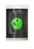 Cockring en balriem - Glow in the Dark - Neon groen