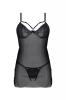 Drosera Chemise Curvy - Zwart
