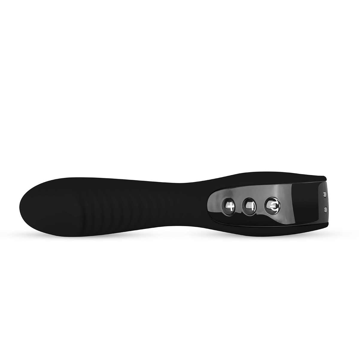 Geribbelde G-spot Vibrator - Zwart - Maximum Pleasure ...