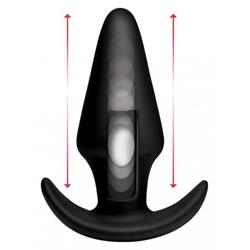 Thump-It Curved Buttplug aus Silikon - Groß