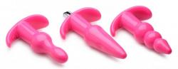 Thrill Trio Anal Plug - Set of 3 - Pink