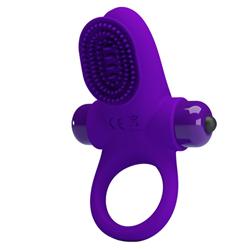Vibrating Cock Ring with Perineum Stimulator