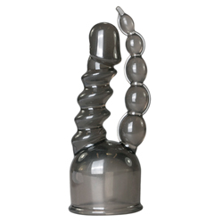 Easytoys Big Double Wand Attachment - Black