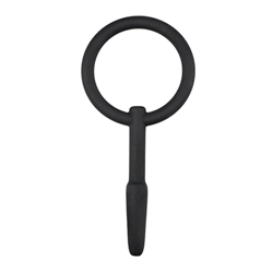 Hollow Silicone Penisplug With Pullring