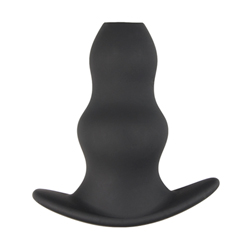 Hollow Silicone Butt Plug - Small