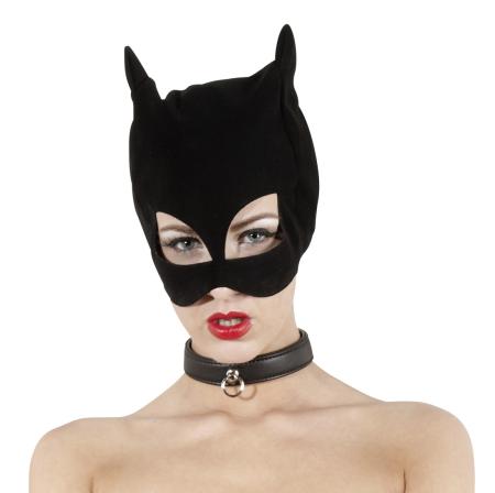 Zwart Kattenmasker