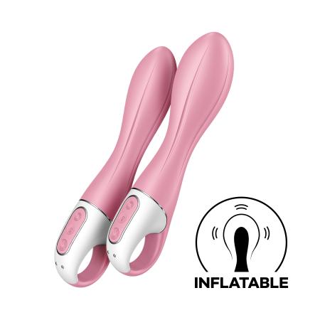 Satisfyer Air Pump 2 Opblaasbare Vibrator - Light Red