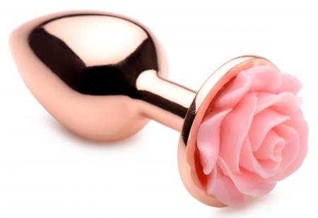 Pink Rose Buttplug Rose Gold  - Small