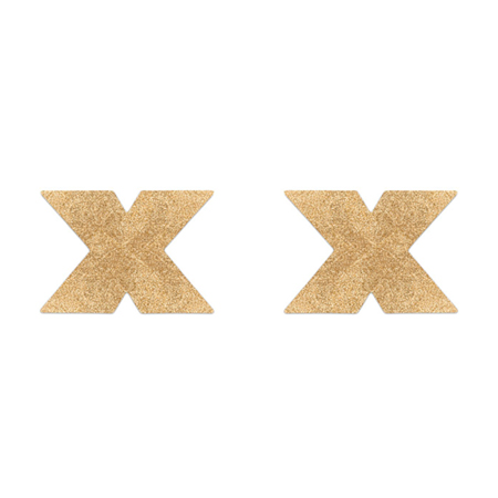 Flash Cross Tepelstickers - Goud