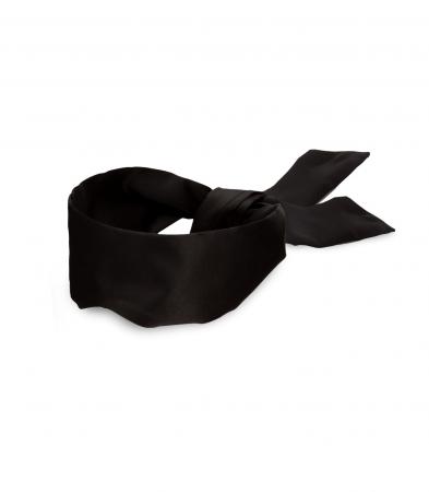 Noir - Satijnen Blinddoek - Zwart