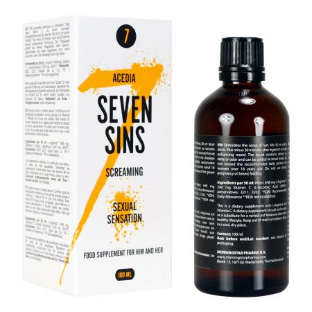 Seven Sins - Screaming - Lustopwekker Voor Koppels - 100 ml