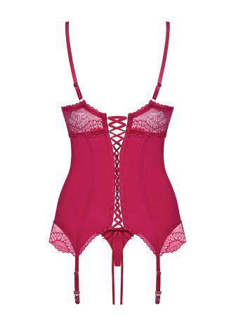 Rosalyne Jarretelkorset - Rood