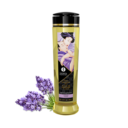 Shunga - Sensation Massage Olie Lavender - 240 ml