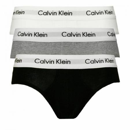 Calvin Klein Slip 3 Pack - Zwart/Wit/Grijs