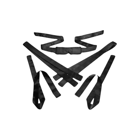 5 delige Bondage Set Satijn - Black