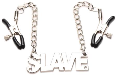 Enslaved Slave Tepelklemmen Met Ketting