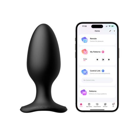 Lovense - Hush 2 Vibrerende Buttplug Met App - Zwart