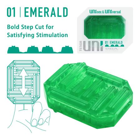 TENGA - Uni Emerald Sleeve