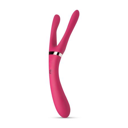 Multifunctionele Vibrator Met Flexibele Armen - Roze