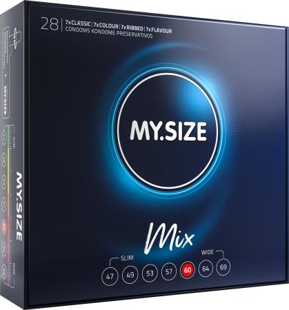 MY.SIZE Mix 60 mm Condooms - 28 stuks
