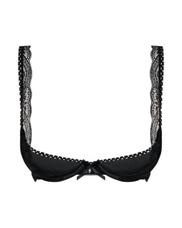 Obsessive - Miamor BH Met Kwart Cups - Zwart