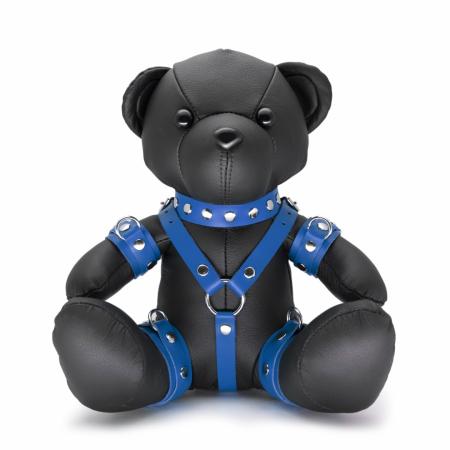 EDDY The BDSM Teddy - Zwart/Blauw