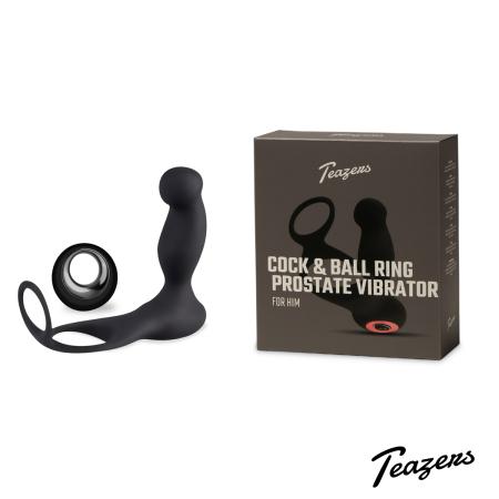 Teazers Cock And Ball Ring Prostate Vibrator Met Afstandsbediening
