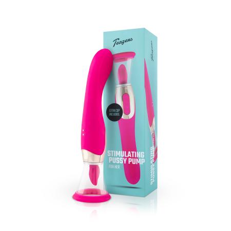 Teazers - Pleasure Pump Met G-Spot Vibrator - Roze