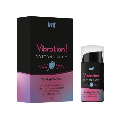 INTT - Vibration Cotton Candy Tintelende Gel - 15 ml