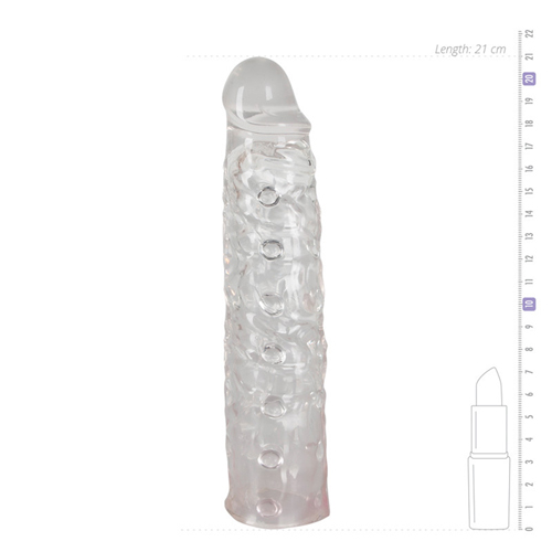 Verlengende Penis Sleeve - Transparant