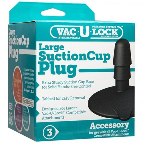 Vac-U-Lock - Zuignap Met Plug Voor Dildo's