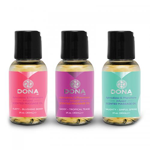 Dona - Set van 3 Scented Massage Oliën 