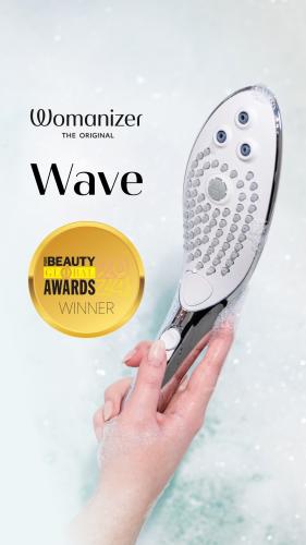 Womanizer Wave Douchekop - Chrome