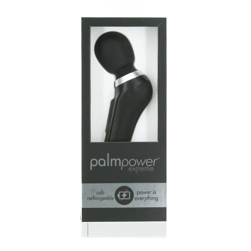 Palm Power -  Extreme Wand Vibrator - Zwart