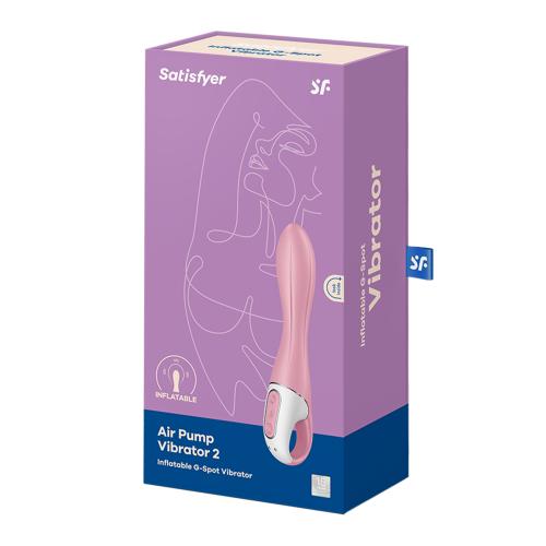 Satisfyer Air Pump Vibrator 2 - Light Red